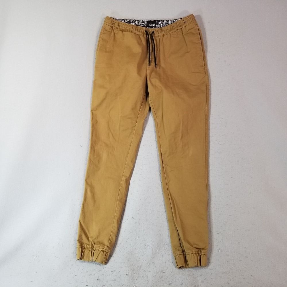 Amplify jogger pants men's medium brown Flex stretch outdoor preppy